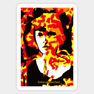 Katherine Mansfield Sticker